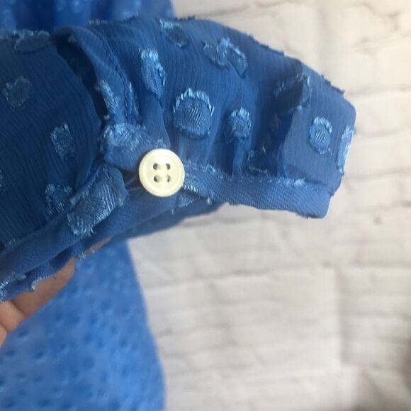 J Crew sheer polka dot blouse - Picture 3 of 5